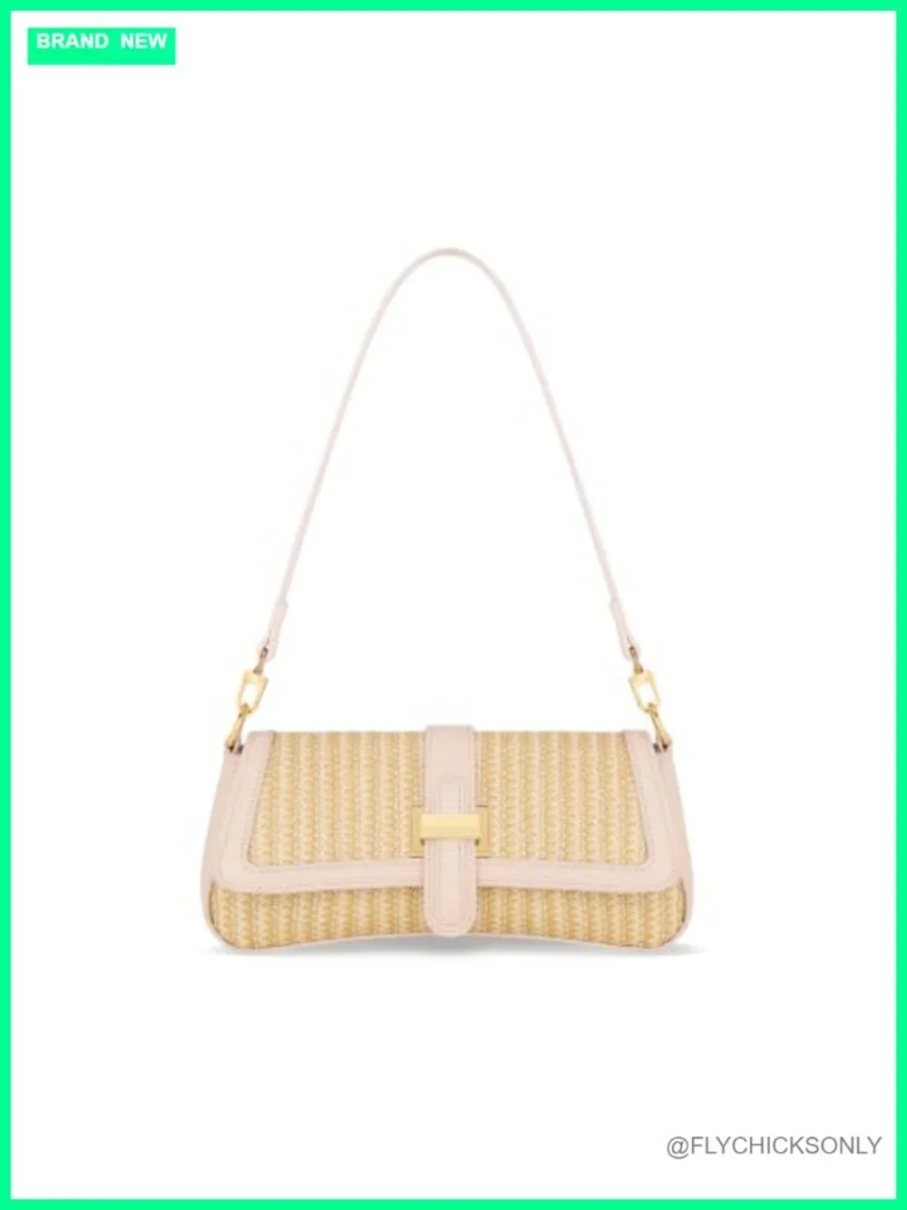 Small Hobo Purse - Retro Clutch Underarm Bag with Chain Strap